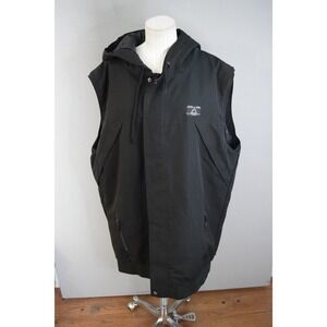 Armada Arlington Hooded Vest XL Mens XL Black Zip Snowboard Winter Insulated
